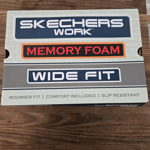 Skechers Women's Work Squad SR Slip On Black Shoes #77222W WIDE Size 9 - Picture 13 of 13